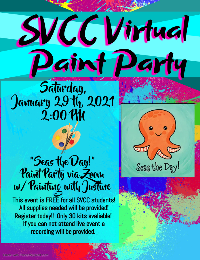 Virtual Paint Party Southside Virginia Community College
